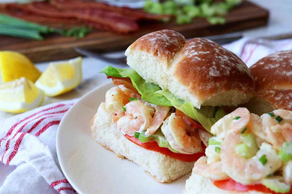 Tasty sandwiches and party foods